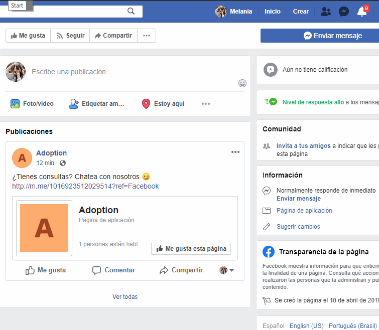 ¿Puedo dirigir a Facebook Messenger desde una URL? AgentBot Help Center