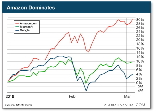 AMazon    Dominates