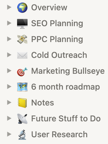 notion structure