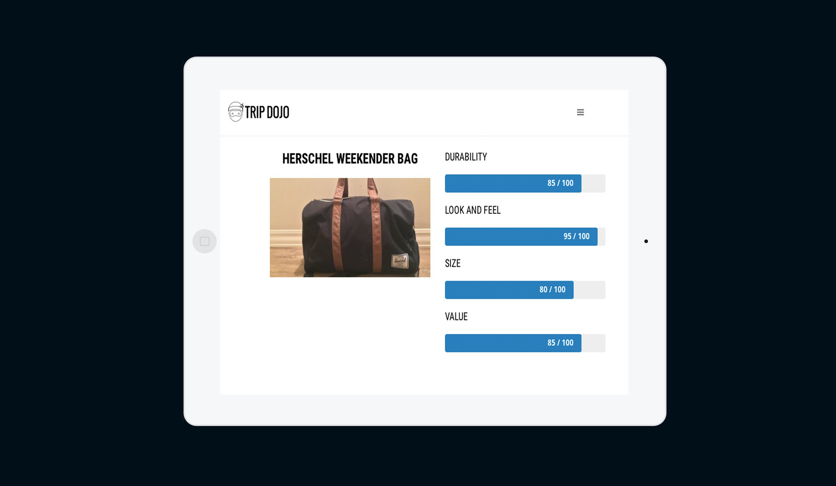 Trip Dojo iPad