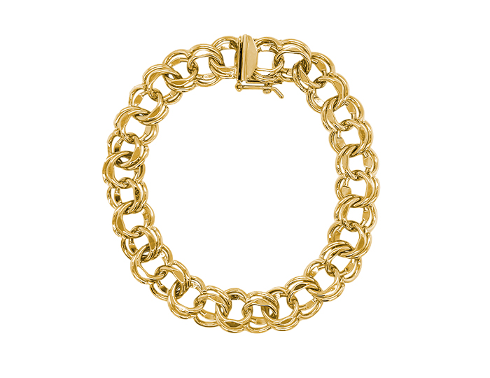 Bracelet in 14k yellow gold.