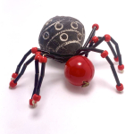 spider craft made out of beads