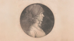 old sepia photo of the profile of a woman