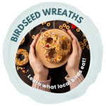 Birdseed wreath