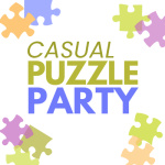 Text about puzzles with jigsaw puzzle piece design
