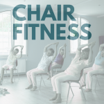 adults in chair for group fitness classs