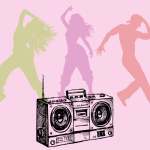 dancers with boom box