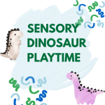 Dinosaur sensory playtime for kids ages 2 to 5 at the Abington Free Library on Friday, July 31 at 10