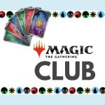Magic The Gathering card club for kids at the library.