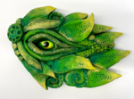clay dragon eye