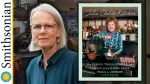 Smithsonian Curator Paula J. Johnson with book Julia Child's Kitchen.