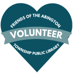 Friends of the Abington Library Logo and Volunteer Banner