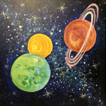 galaxy painting