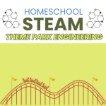 Children's STEM Class on Theme Park Engineering at the library.