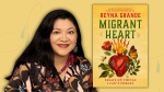 Reyna Grande with book Migrant Heart.