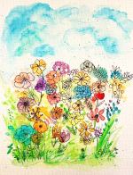 watercolor art class