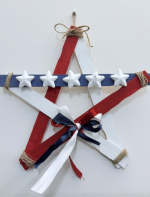 painted wooden star