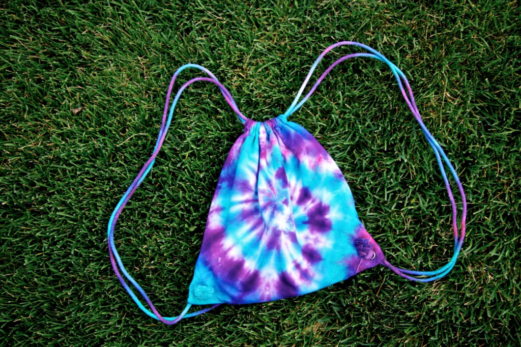 Tie Dye Drawstring Bags