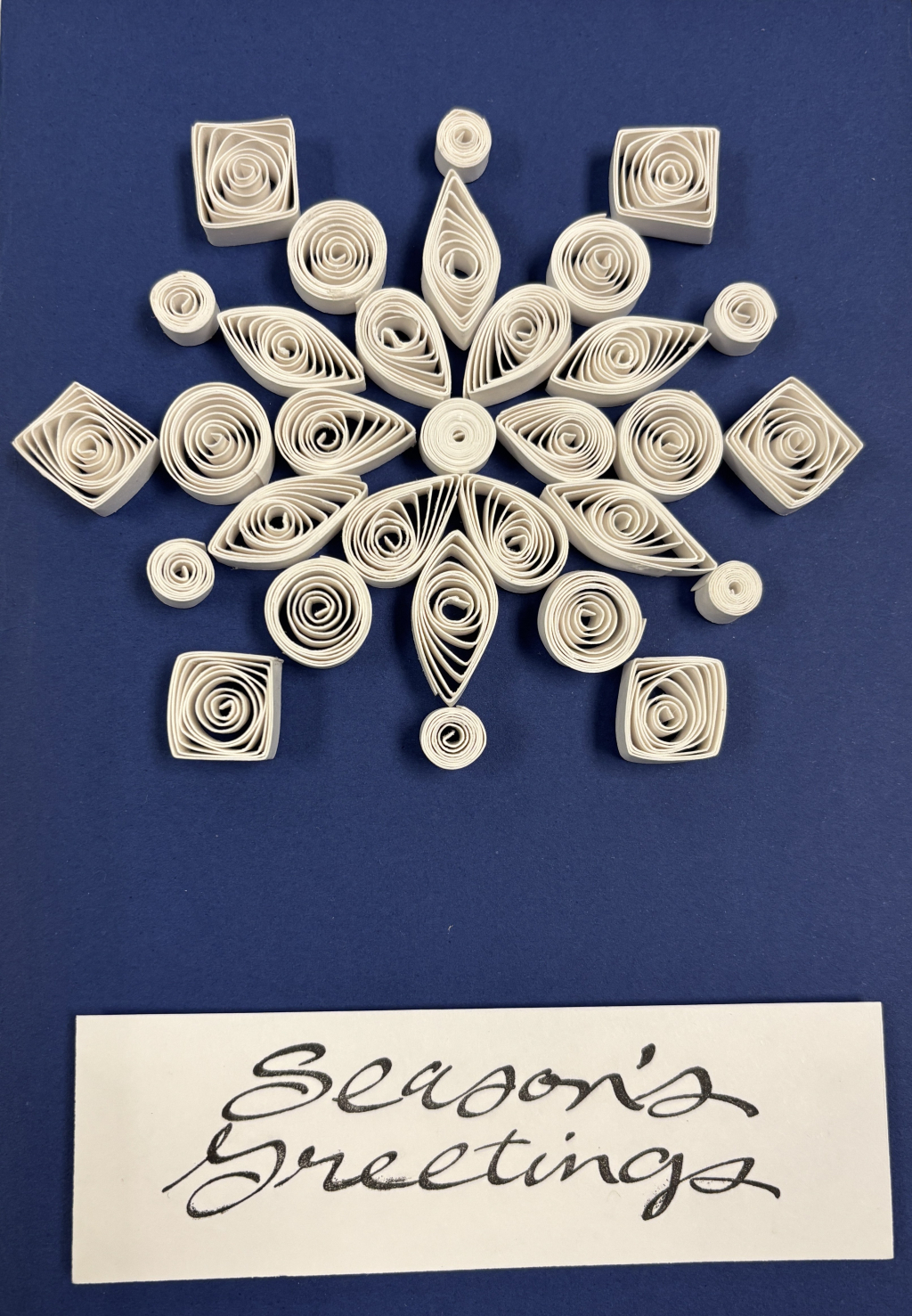 Craft Night: Quilled Snowflake Card