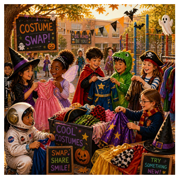 Great Halloween Costume Swap Drive