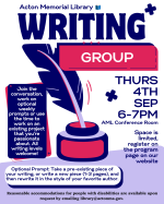 sep writing group flyer