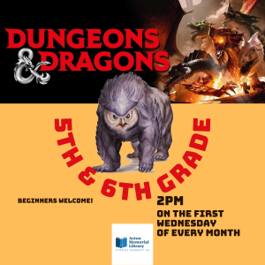 Dungeons & Dragons for 5th and 6th graders image