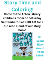 Story Time and Coloring