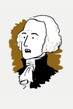 doodle of George Washington
