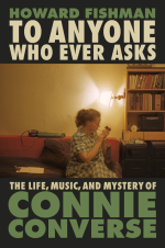 Black and Olive Green book cover "To Anyone Who Ever Asks: The Life, Music, and Mystery of Connie Co