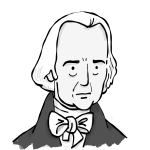 doodle of James Madison by Heather Rodgers