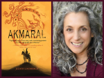 Judith Lindbergh and book cover "Akmaral"