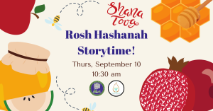 Rosh Hashanah Storytime *for families image