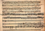 Music notes of  Handel's "Messiah"