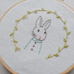 Creative Crafting: SIMPLE BUNNY EMBROIDERY