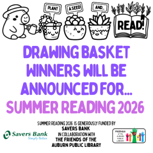 Drawing Basket Winners will be announced for Summer Reading 2026 image