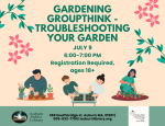 cartoon gardeners and florals