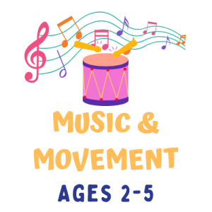 Music & Movement with Miss Caitlin (ages 2-5) image