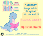 Saturday Baby-Toddler Storytime