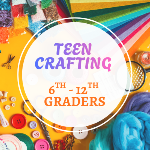 Teen Crafting (rising 6th-12th graders) image