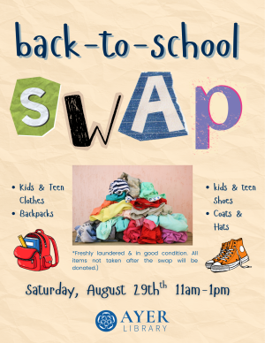 Back-to-School Backpack & Clothing Swap! image