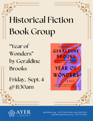 Historical Fiction Book Group: "Year of Wonders" image