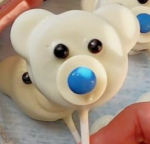 polar bear cookie