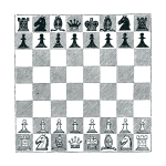 A chess board.