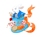 Alice in Wonderland Cartoon Image
