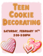 Cookies on pink background