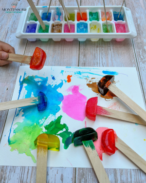 Process Art Afternoon: Ice Cube Painting image
