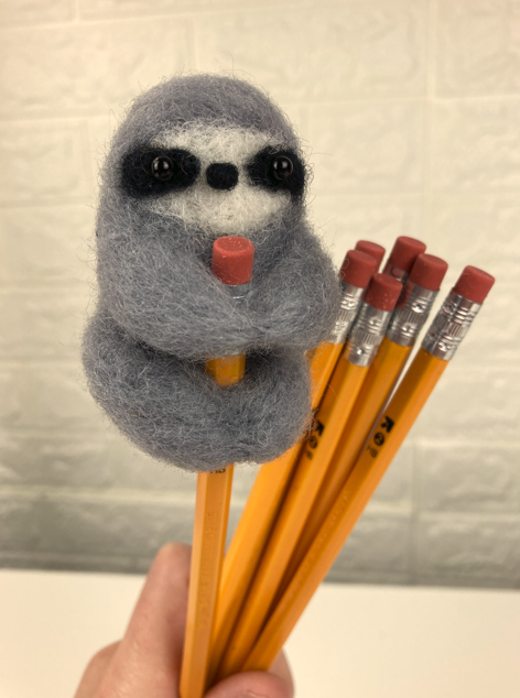 felted sloth