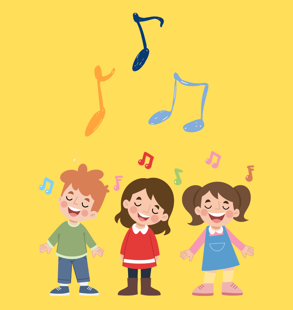 children singing