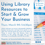Library Business Resources
