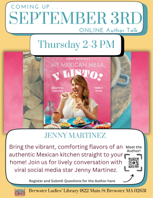 Virtual Speaker Series: From Her Mesa to Yours: Family-Style Cooking with Jenny Martinez image
